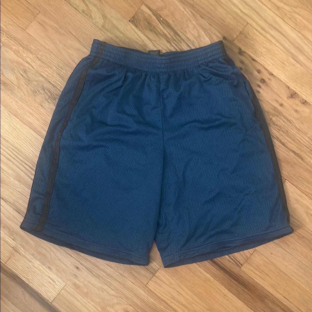 Champion Navy Athletic Shorts with Black Trim